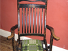 Folding chair requiring repair and refinishing